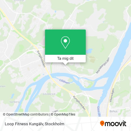 Loop Fitness Kungälv karta