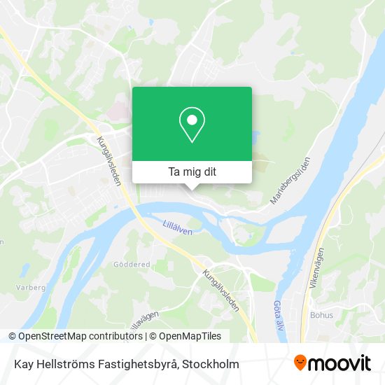 Kay Hellströms Fastighetsbyrå karta