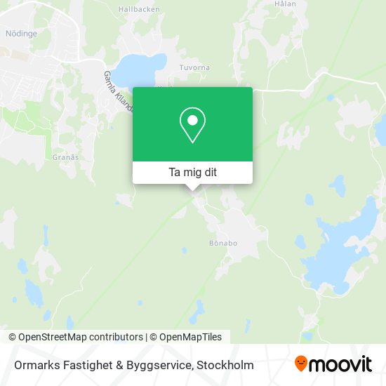 Ormarks Fastighet & Byggservice karta