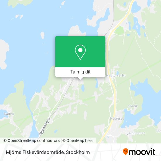 Mjörns Fiskevårdsområde karta