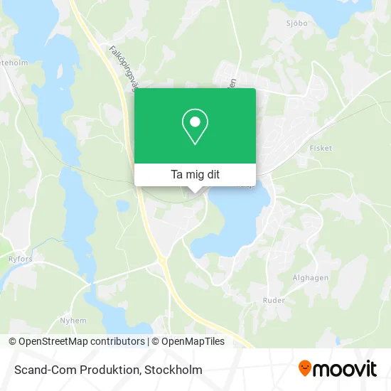 Scand-Com Produktion karta