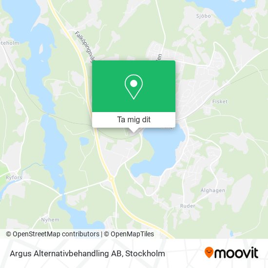 Argus Alternativbehandling AB karta