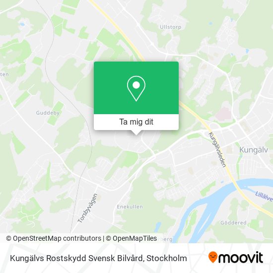 Kungälvs Rostskydd Svensk Bilvård karta