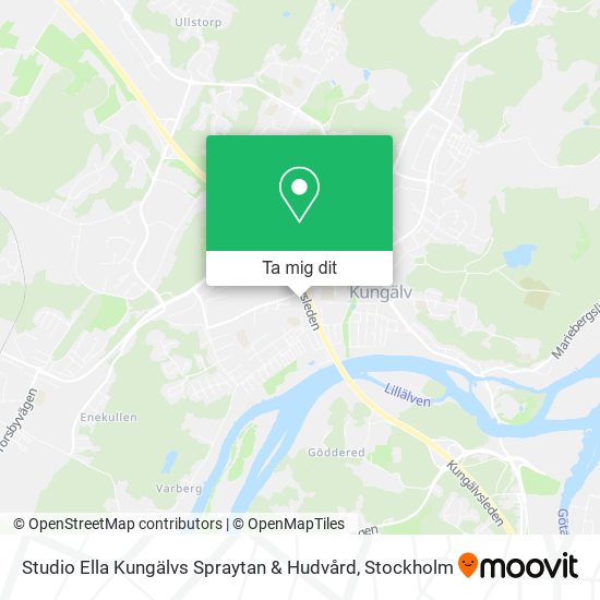 Studio Ella Kungälvs Spraytan & Hudvård karta