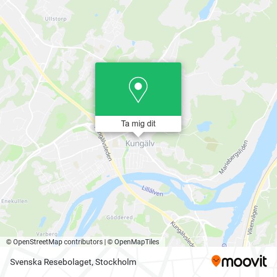 Svenska Resebolaget karta