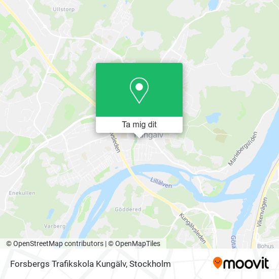 Forsbergs Trafikskola Kungälv karta