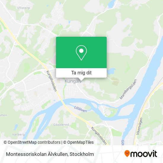 Montessoriskolan Älvkullen karta