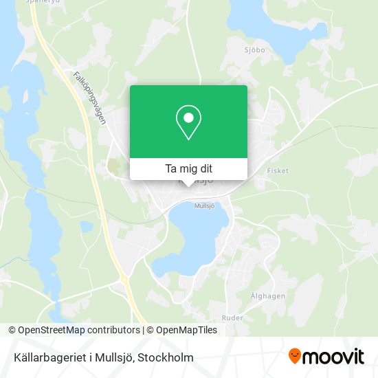 Källarbageriet i Mullsjö karta