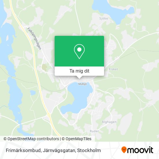 Frimärksombud, Järnvägsgatan karta