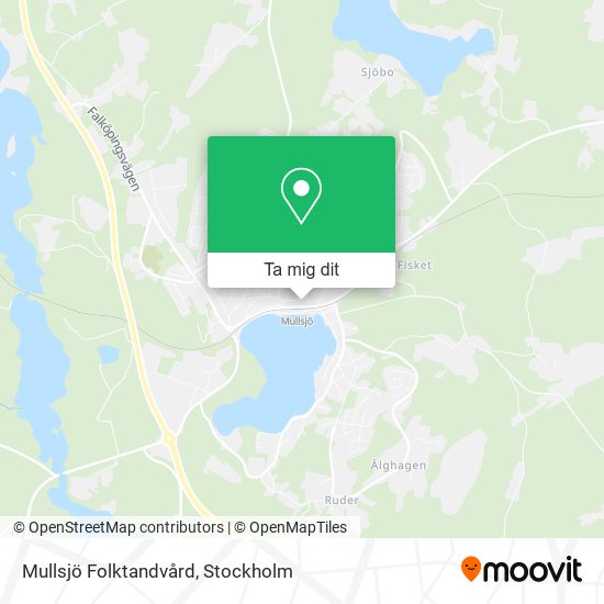 Mullsjö Folktandvård karta