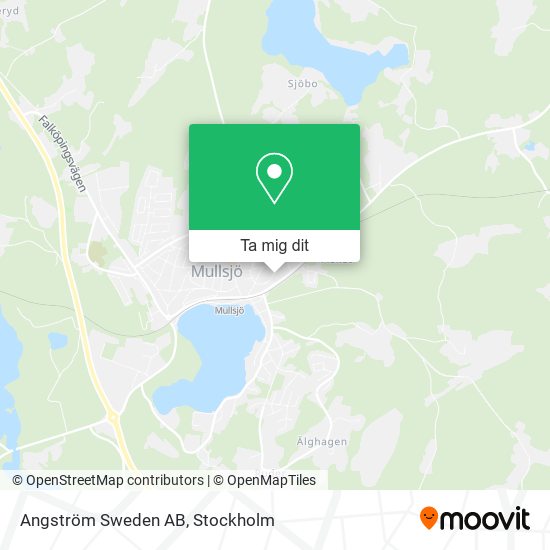 Angström Sweden AB karta