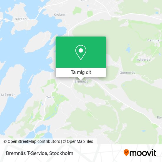 Bremnäs T-Service karta