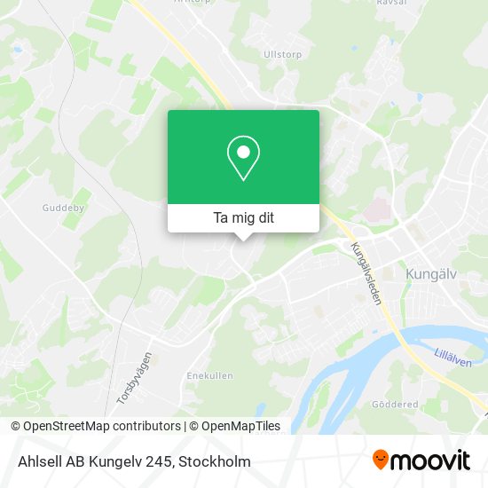 Ahlsell AB Kungelv 245 karta