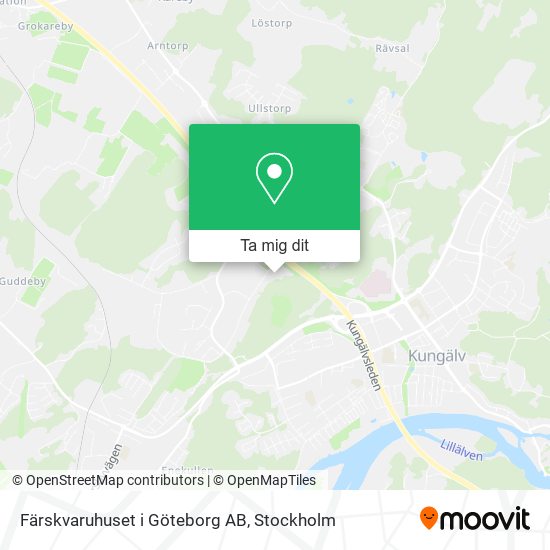 Färskvaruhuset i Göteborg AB karta