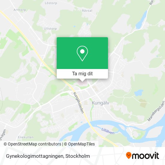 Gynekologimottagningen karta