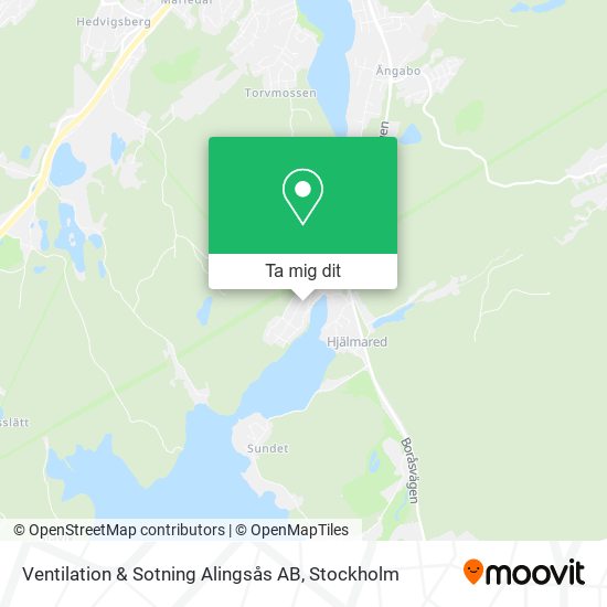 Ventilation & Sotning Alingsås AB karta