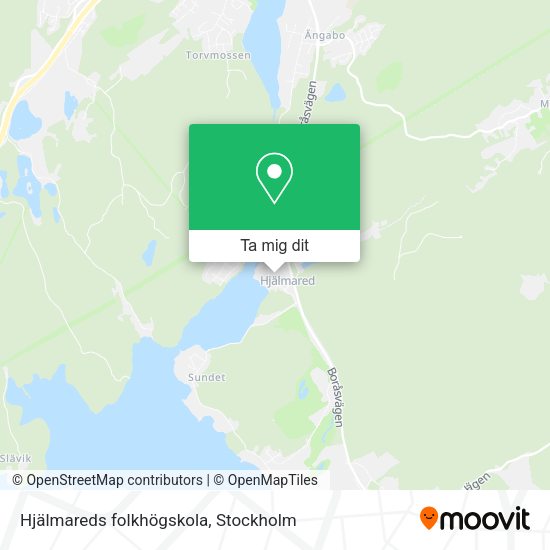 Hjälmareds folkhögskola karta