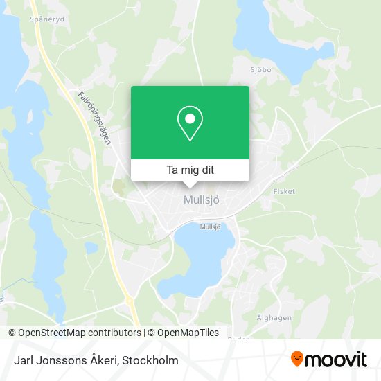 Jarl Jonssons Åkeri karta