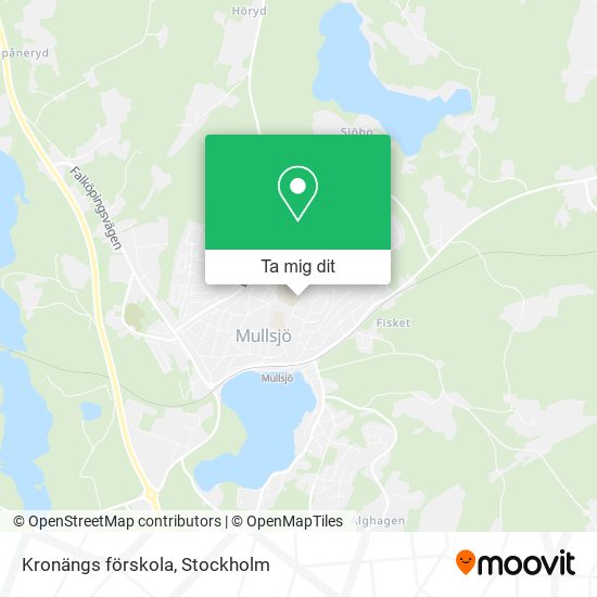 Kronängs förskola karta