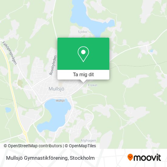 Mullsjö Gymnastikförening karta