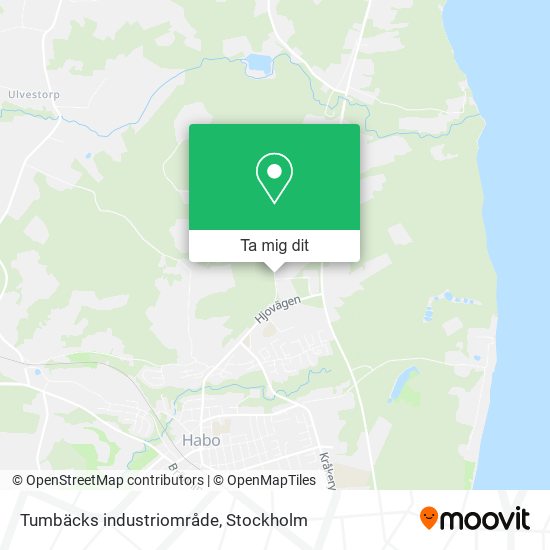 Tumbäcks industriområde karta