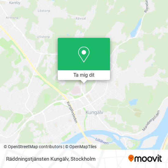 Räddningstjänsten Kungälv karta