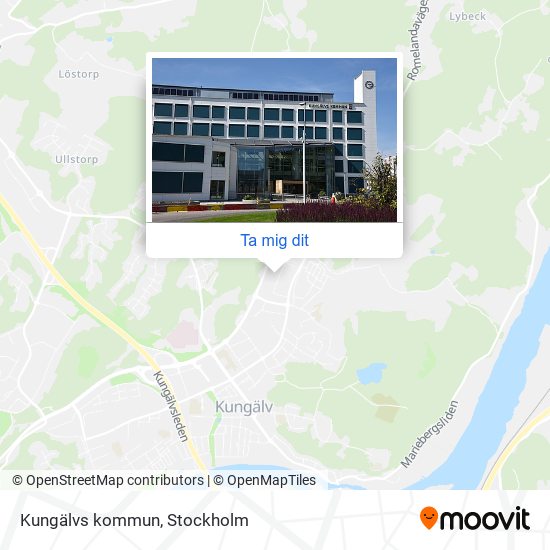 Kungälvs kommun karta