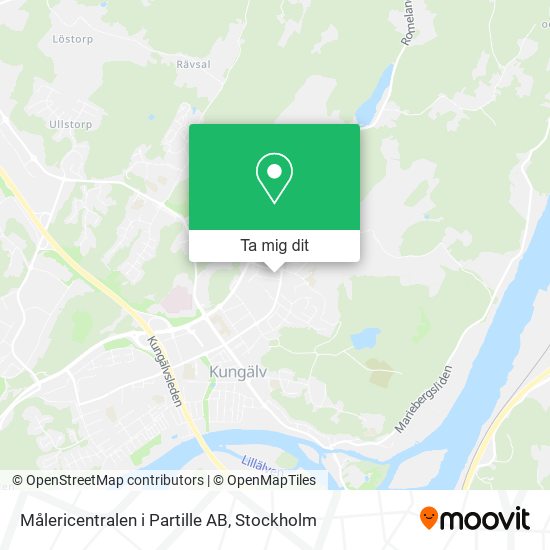 Målericentralen i Partille AB karta