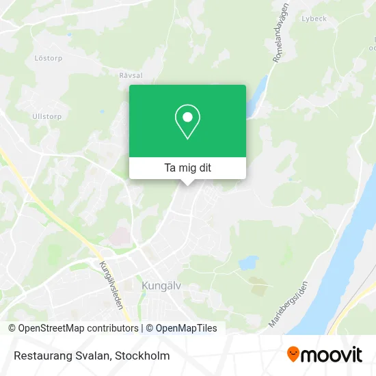 Restaurang Svalan karta