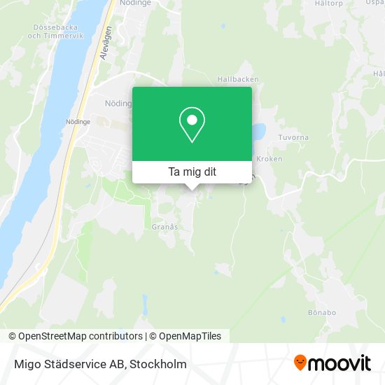 Migo Städservice AB karta