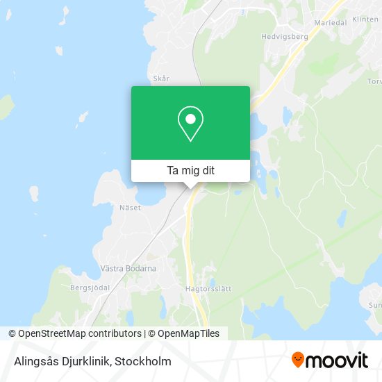 Alingsås Djurklinik karta