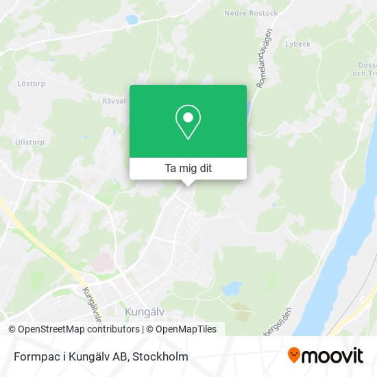 Formpac i Kungälv AB karta