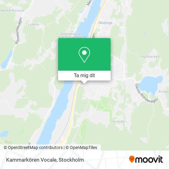 Kammarkören Vocale karta