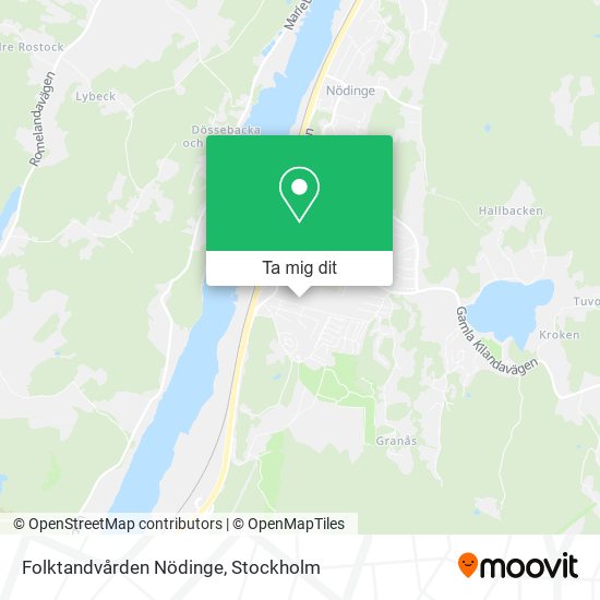 Folktandvården Nödinge karta
