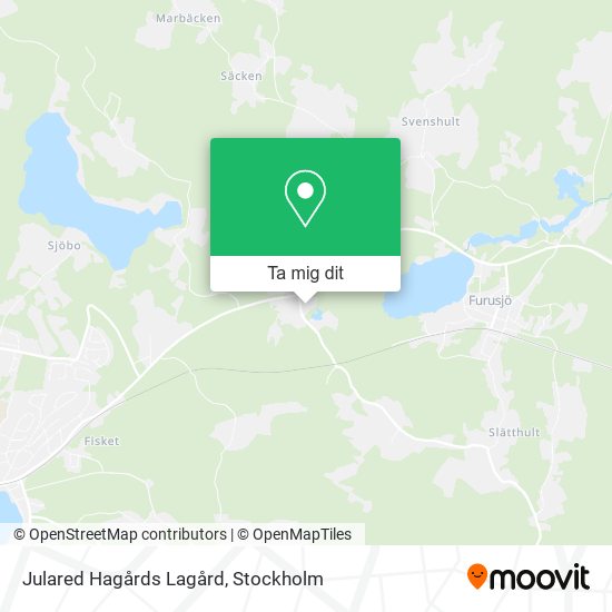 Julared Hagårds Lagård karta
