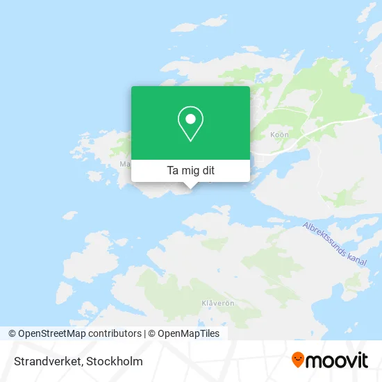 Strandverket karta