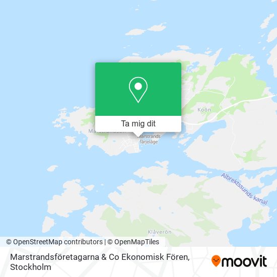 Marstrandsföretagarna & Co Ekonomisk Fören karta