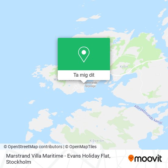 Marstrand Villa Maritime - Evans Holiday Flat karta