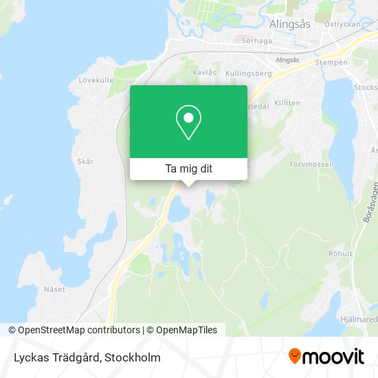 Lyckas Trädgård karta