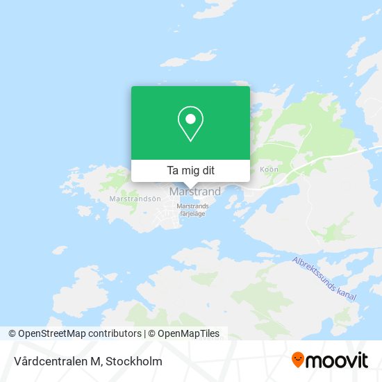Vårdcentralen M karta
