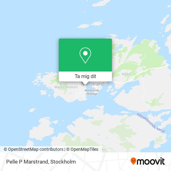 Pelle P Marstrand karta