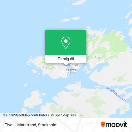 Tivoli i Marstrand karta