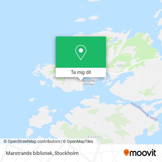 Marstrands bibliotek karta