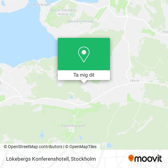Lökebergs Konferenshotell karta