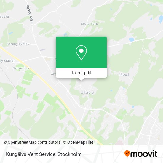 Kungälvs Vent Service karta