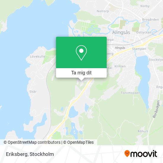 Eriksberg karta