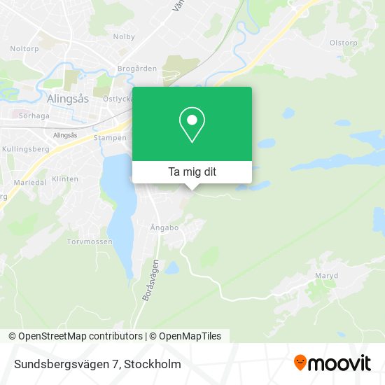 Sundsbergsvägen 7 karta