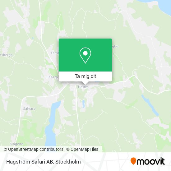 Hagström Safari AB karta