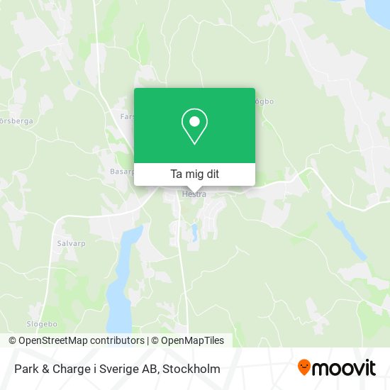 Park & Charge i Sverige AB karta