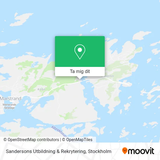 Sandersons Utbildning & Rekrytering karta